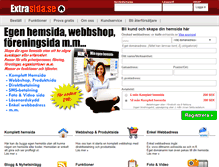 Tablet Screenshot of extrasida.se